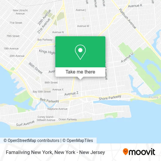 Famaliving New York map
