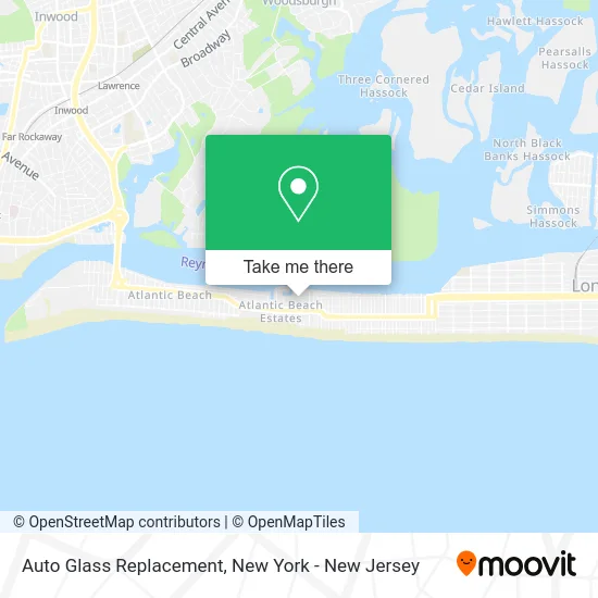 Auto Glass Replacement map