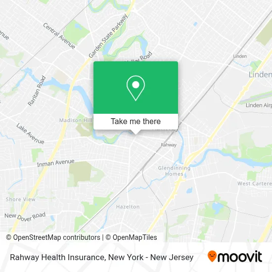Rahway Health Insurance map
