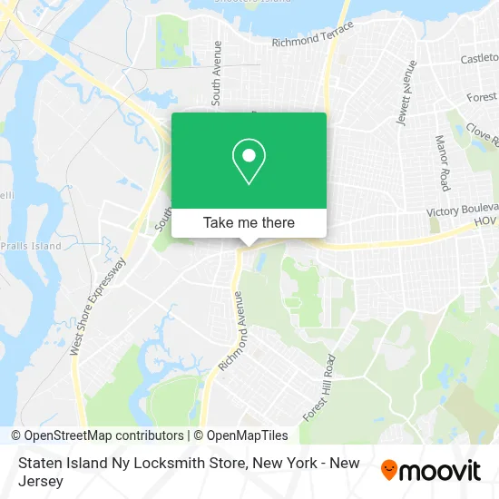 Staten Island Ny Locksmith Store map