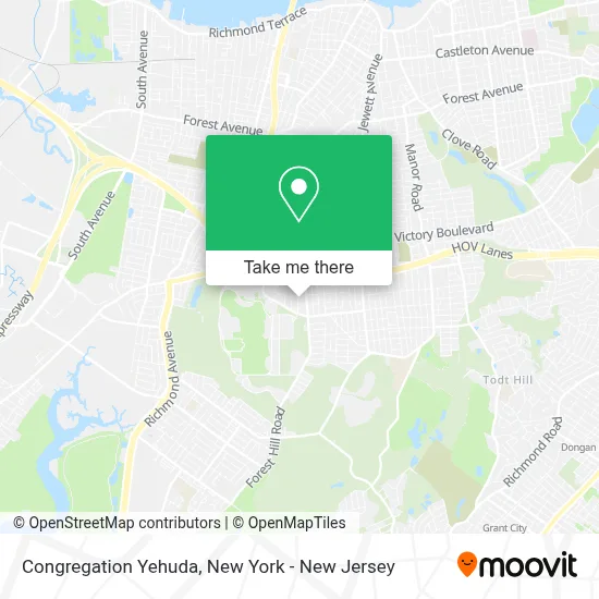 Congregation Yehuda map