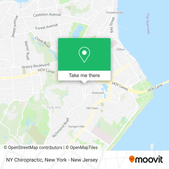 NY Chiropractic map