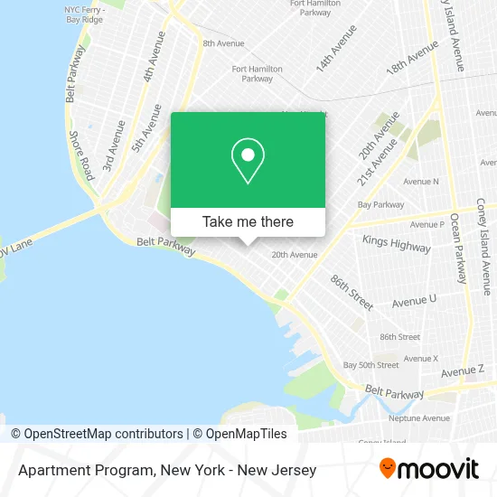 Apartment Program map