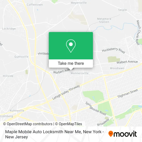 Maple Mobile Auto Locksmith Near Me map