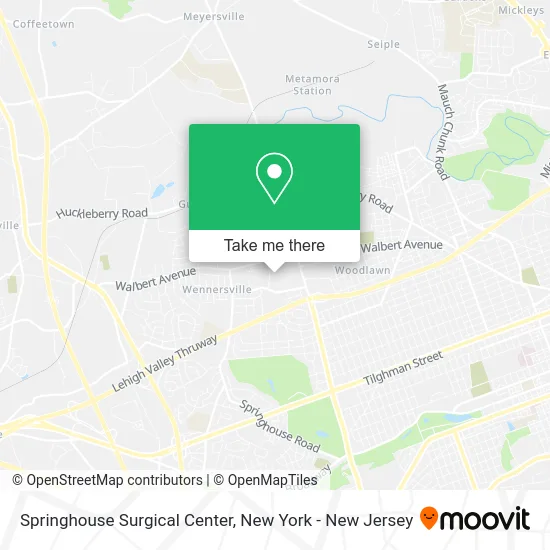 Springhouse Surgical Center map
