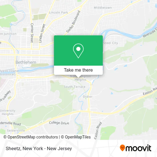 Sheetz map