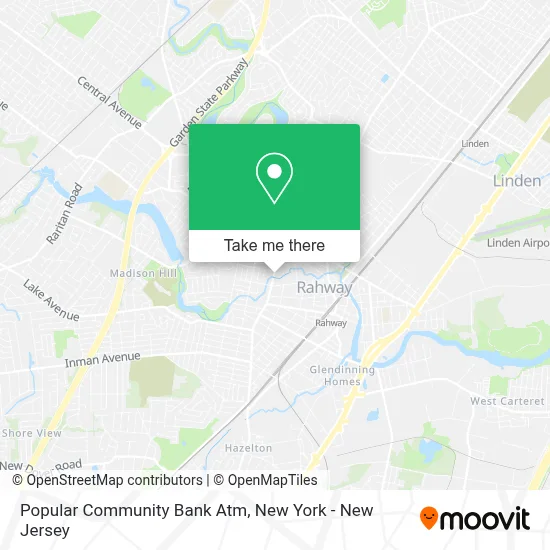 Popular Community Bank Atm map