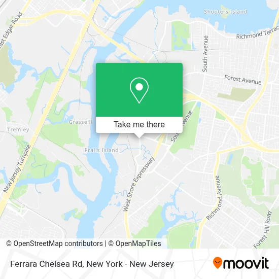 Ferrara Chelsea Rd map