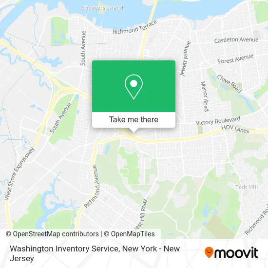 Washington Inventory Service map