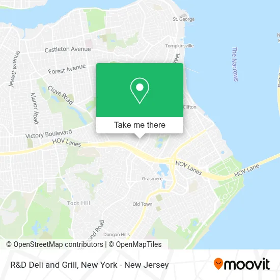 R&D Deli and Grill map