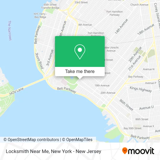 Locksmith Near Me map