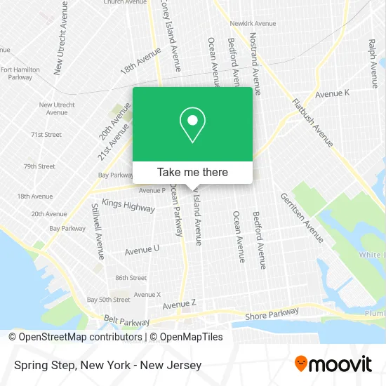 Spring Step map