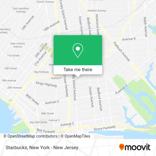 STARBUCKS map