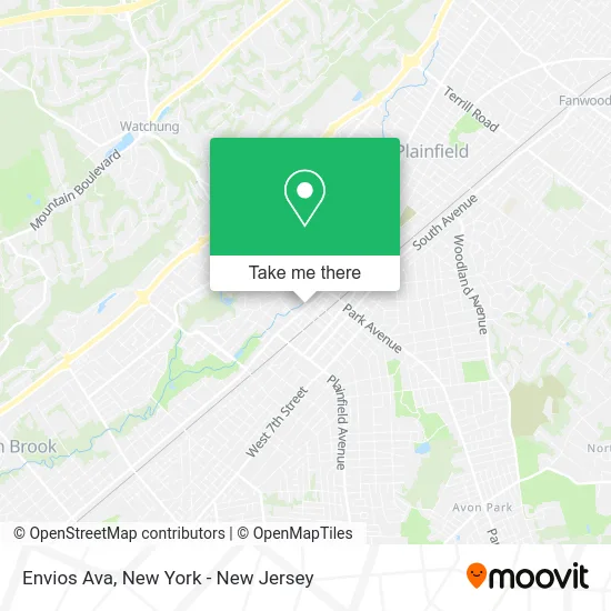 Envios Ava map
