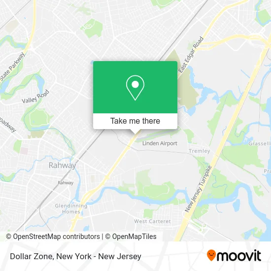 Dollar Zone map