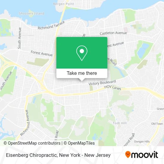 Eisenberg Chiropractic map