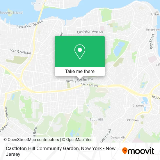 Castleton Hill Community Garden map