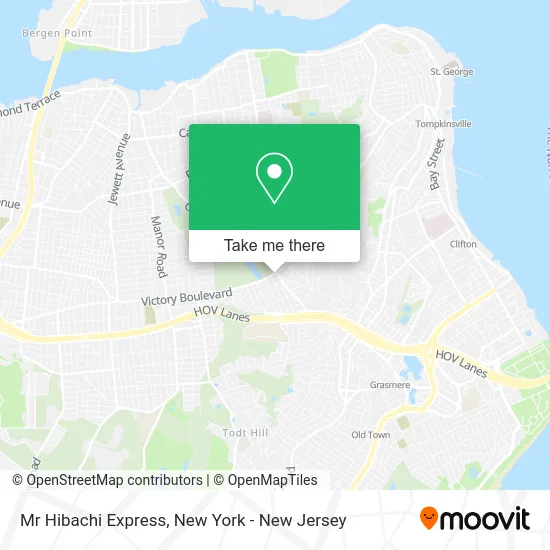 Mr Hibachi Express map