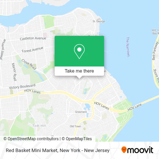 Red Basket Mini Market map