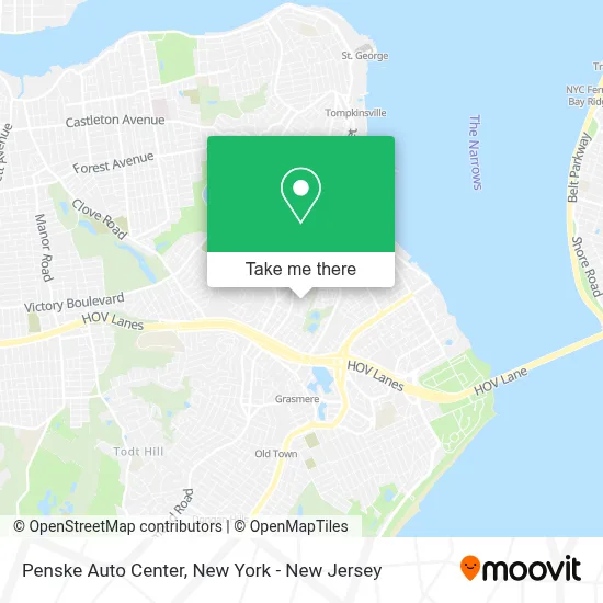 Penske Auto Center map