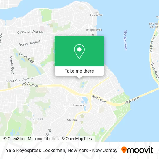 Yale Keyexpress Locksmith map