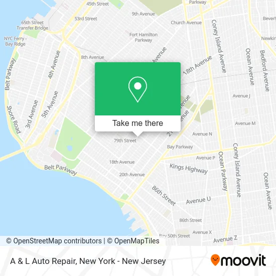 A & L Auto Repair map