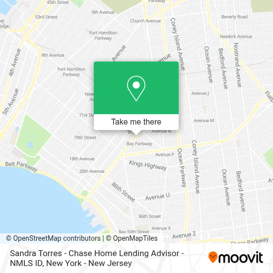 Sandra Torres - Chase Home Lending Advisor - NMLS ID map