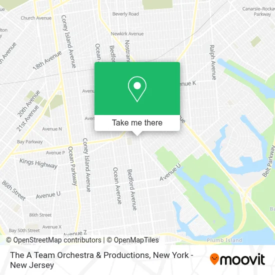 The A Team Orchestra & Productions map