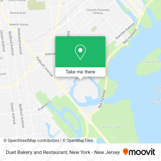 Duet Bakery and Restaurant map