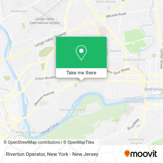 Riverton Operator map