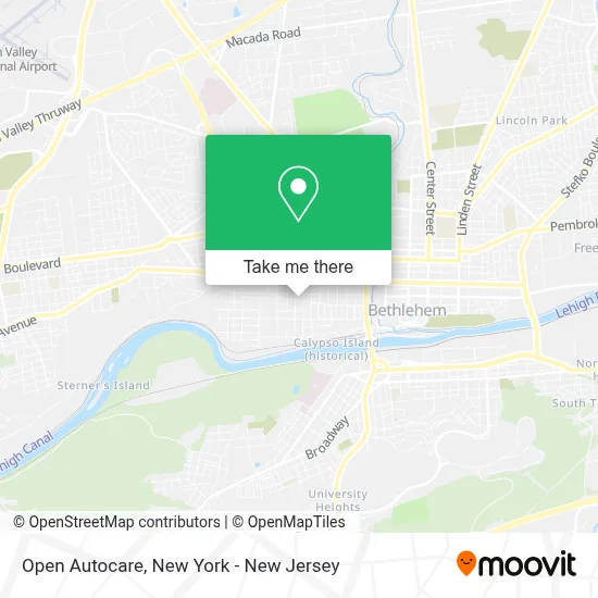 Open Autocare map