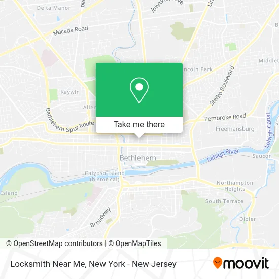 Locksmith Near Me map