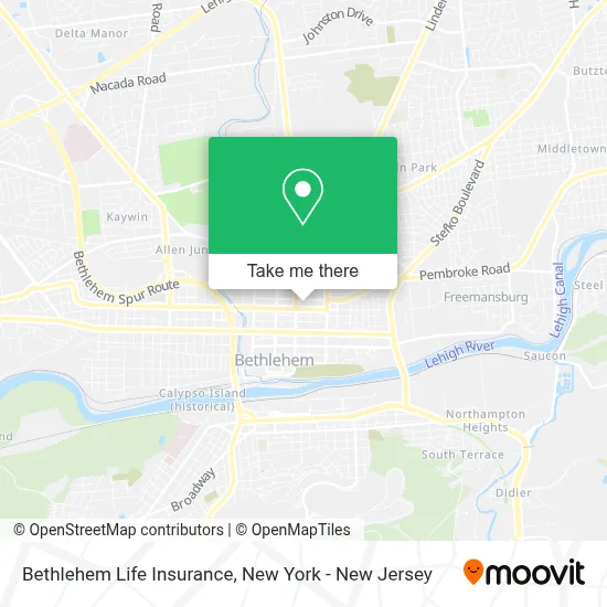 Bethlehem Life Insurance map