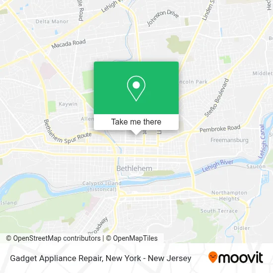 Gadget Appliance Repair map