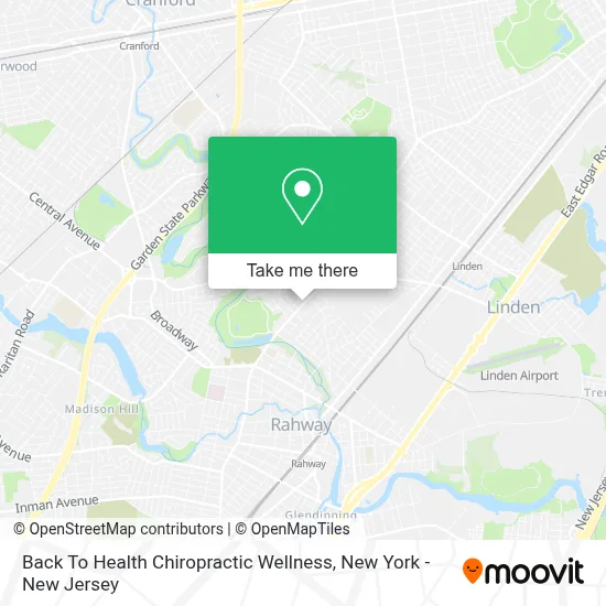 Back To Health Chiropractic Wellness map