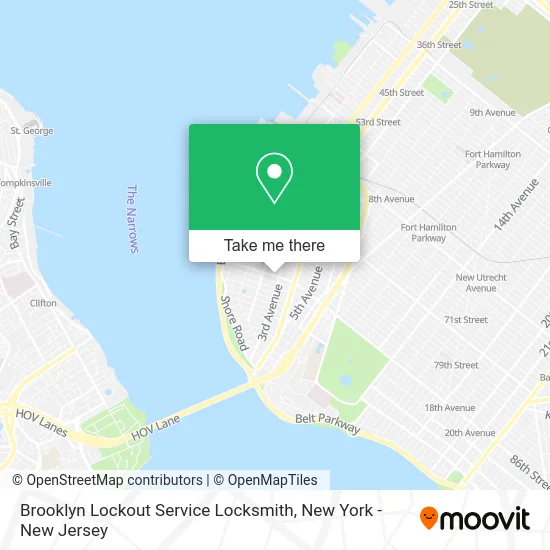 Brooklyn Lockout Service Locksmith map