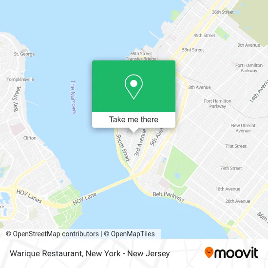 Warique Restaurant map