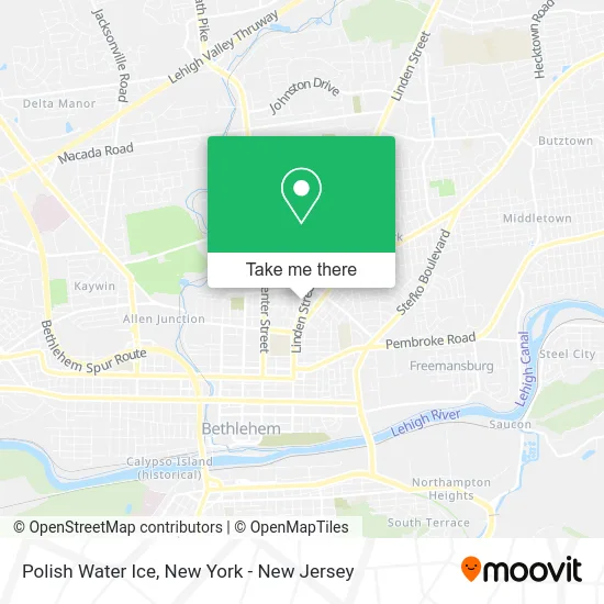 Polish Water Ice map