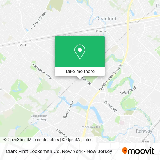Clark First Locksmith Co map