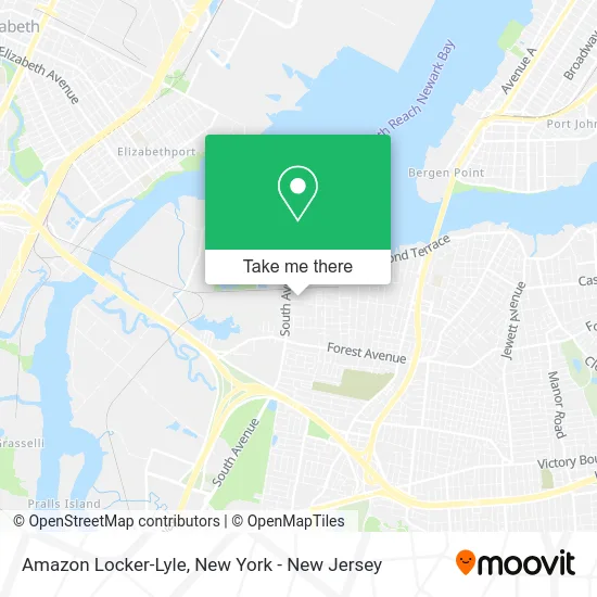 Amazon Locker-Lyle map