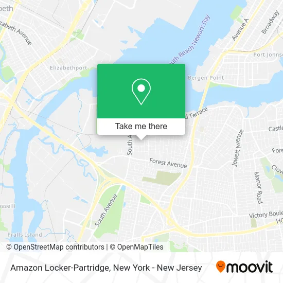 Amazon Locker-Partridge map