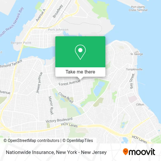 Nationwide Insurance map