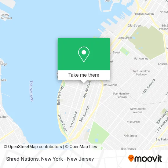 Shred Nations map