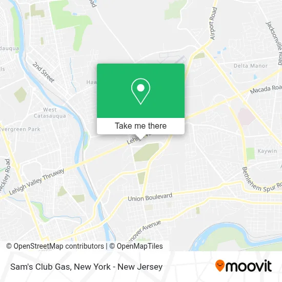 Sam's Club Gas map