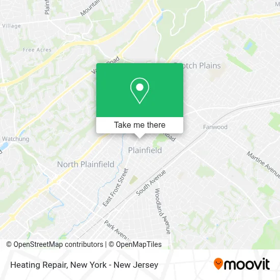 Heating Repair map