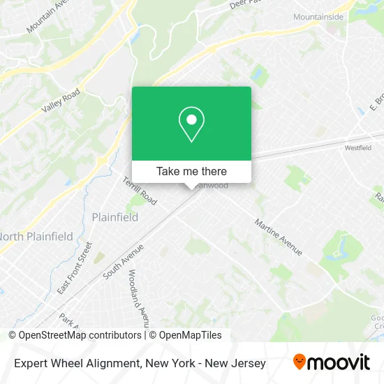 Mapa de Expert Wheel Alignment