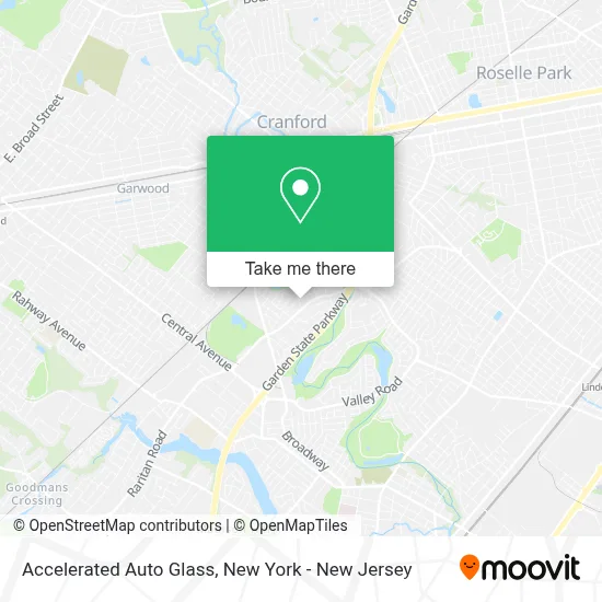 Accelerated Auto Glass map