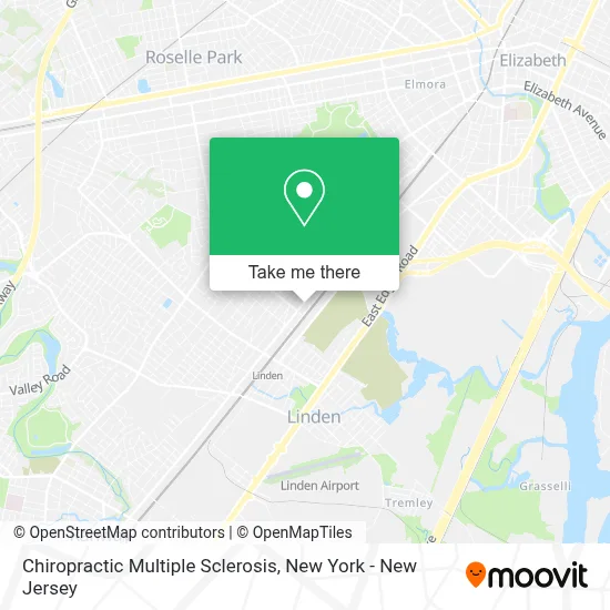 Chiropractic Multiple Sclerosis map