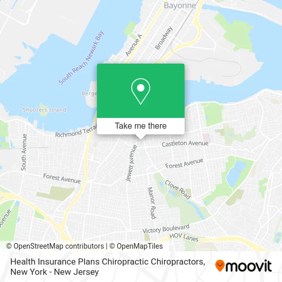 Health Insurance Plans Chiropractic Chiropractors map