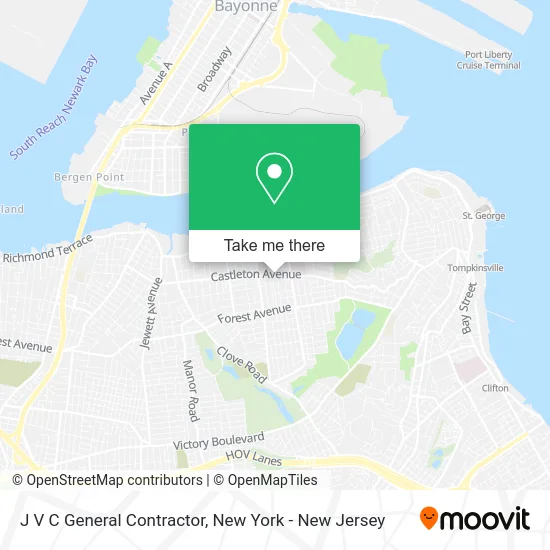 J V C General Contractor map